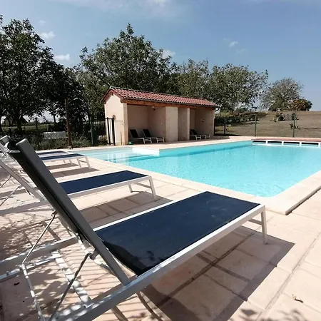 Maison Perigourdine Avec Piscine, Cheminee, Wifi, Parking, Animaux Admis - Fr-1-616-75 * Daglan